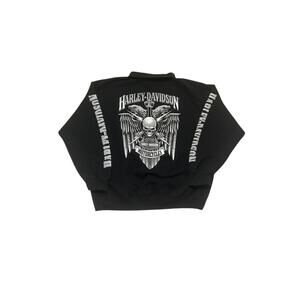Harley Davidson Y2K Skull Zip Up – Size Large (Wisconsin)